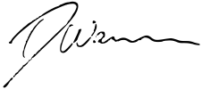 Signature of Dan Woolley